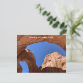 Carte Postale Double Arche - Parc national des Arches (Debout devant)