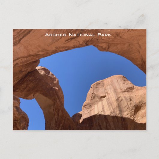 Carte Postale Double Arche - Parc national des Arches (Devant)
