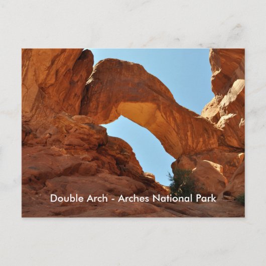 Carte Postale Double Arche - Parc national des Arches (Devant)