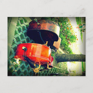 Carte Postale Double Basse Couple