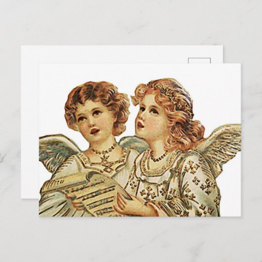 Carte Postale Double Beauthful Angels (Devant / Derrière)