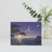 Carte Postale Double coucher de soleil (Debout devant)