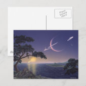 Carte Postale Double coucher de soleil (Devant / Derrière)