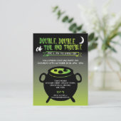 Carte Postale 'Double, double peine et problème' invitation Hall (Debout devant)