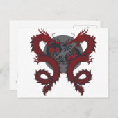 Carte postale Double Dragon (Devant / Derrière)