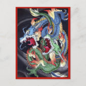Carte Postale Double dragons (Devant)