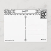 carte postale double face cygne adulte couleur cad (Dos)