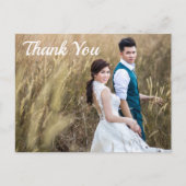 Carte postale double face de remerciement pour pho (Devant)
