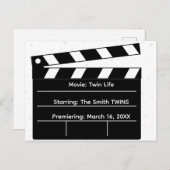 Carte Postale Double fonctionnalité : Epic Twin Pregnancy Faire- (Devant / Derrière)