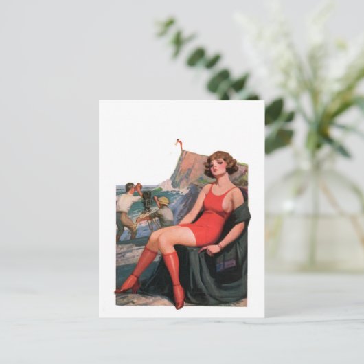 Carte Postale Double ou Quitter (Debout devant)