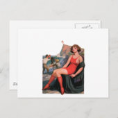 Carte Postale Double ou Quitter (Devant / Derrière)