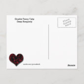 Carte postale Double Peony Tulip (Dos)