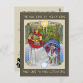 Carte Postale Double Portrait of the Oak King and Holly King (Devant / Derrière)