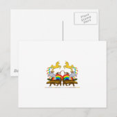 Carte Postale Double Rainbow Honey Badger Turtle Manatee... (Devant / Derrière)