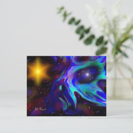 Carte postale double Sun System (Debout devant)