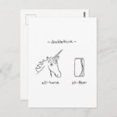 Carte Postale Doubléthink (Devant / Derrière)