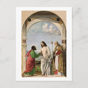 Carte Postale Doubting Thomas with St. Magnus, c.1504-05