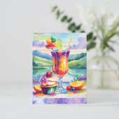 CARTE POSTALE DOUCES FRIANDISES D'ÉTÉ (Debout devant)