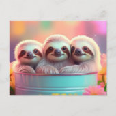 Carte Postale Douces mignonnes ensemble (Devant)