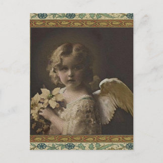 Carte Postale Douceur - petite fille Angel