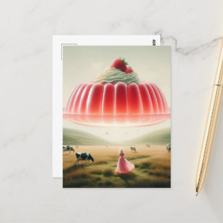 Carte Postale Douceur surréaliste rose