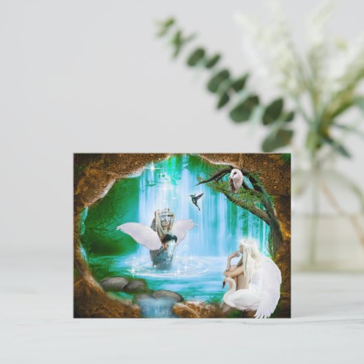 Carte Postale Douche Angel (Debout devant)