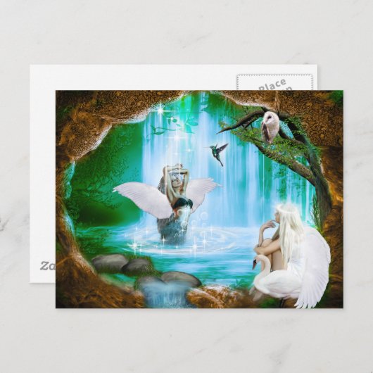 Carte Postale Douche Angel (Devant / Derrière)