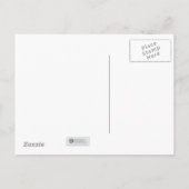 Carte postale Douche bébé fille (Dos)