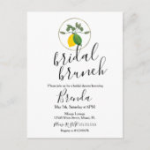 Carte Postale Douche de Mariée Aquarelle Limoncillo Lime Citron  (Devant)