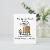 Carte Postale Douche du camp (Debout devant)