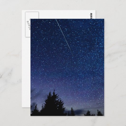 Carte Postale Douche Perseid Meteor (Devant / Derrière)