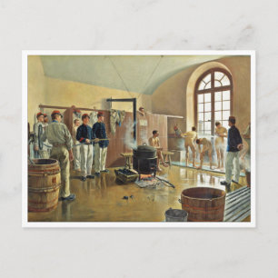 Carte Postale Douches au Régiment par Eugene Chaperon