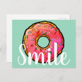 Carte Postale Doughnut Delite SMILE (Devant / Derrière)