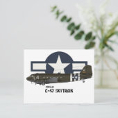 Carte Postale Douglas C-47 Skytrain (Debout devant)