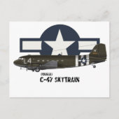 Carte Postale Douglas C-47 Skytrain (Devant)