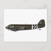 Carte Postale Douglas Dakota C-47 Argonia (Devant)