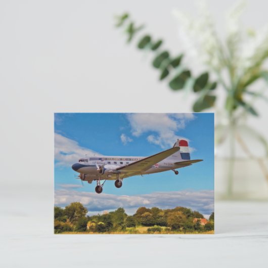 Carte Postale Douglas Dakota DC3 [PH-DDA] (Debout devant)