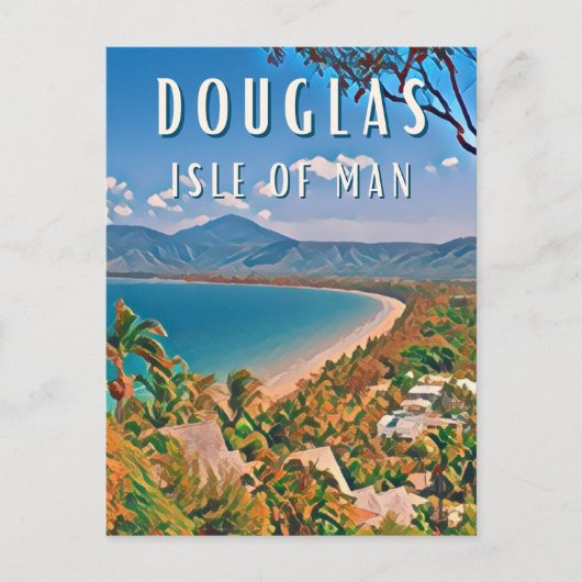 Carte Postale Douglas, la perle de l'île de Man (Devant)