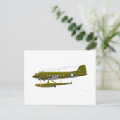 Carte Postale Douglas XC-47 (Debout devant)