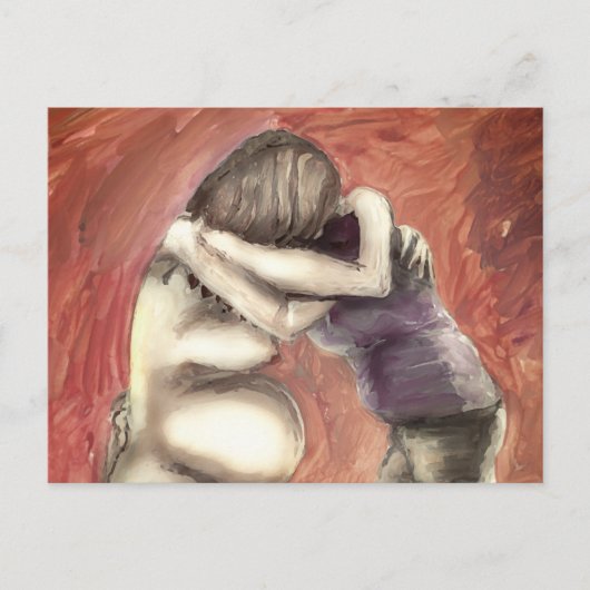 Carte postale Doula câlin (Devant)