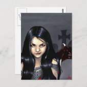 Carte postale "Douleurs de la faim" (Devant / Derrière)