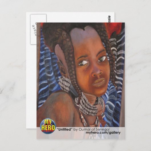 Carte postale d'Oumar (Devant / Derrière)