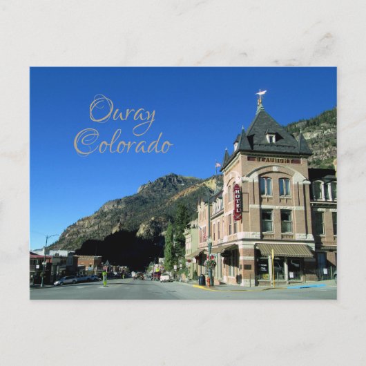Carte postale d'Ouray, Colorado (Devant)