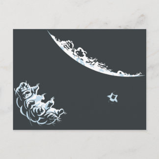 Carte postale d'ours à eau (horizontale)