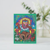 Carte postale d'ours tropicale (Debout devant)