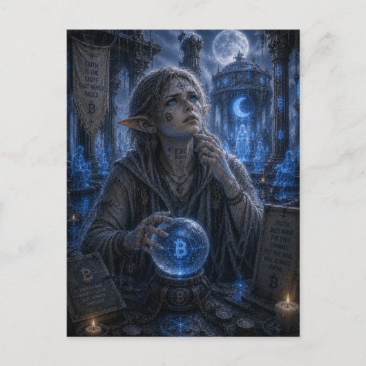 Carte Postale Doutes / Oracle / Temple de la Lune (Devant)