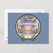 Carte postale d'ouverture TRUMP (Devant / Derrière)