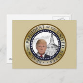 Carte postale d'ouverture TRUMP (Devant / Derrière)