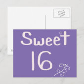 Carte Postale Doux 16 pourpre (Devant / Derrière)