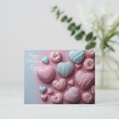 Carte Postale Doux Chocolat de la Saint-Valentin (Debout devant)